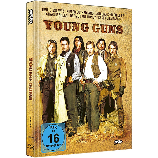 Young Guns - Mediabook, Charlie Sheen