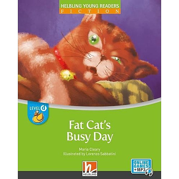 Young Reader, Level d, Fiction / Fat Cat's Busy Day + e-zone, Maria Cleary