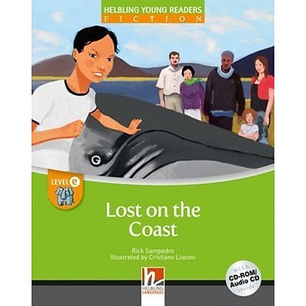 Young Reader, Level e, Fiction / Lost on the Coast, mit 1 CD-ROM/Audio-CD, m. 1 CD-ROM, 2 Teile, Rick Sampedro