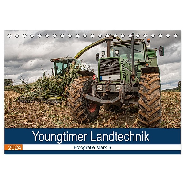Youngtimer Landtechnik (Tischkalender 2024 DIN A5 quer), CALVENDO Monatskalender, Mark Säemann