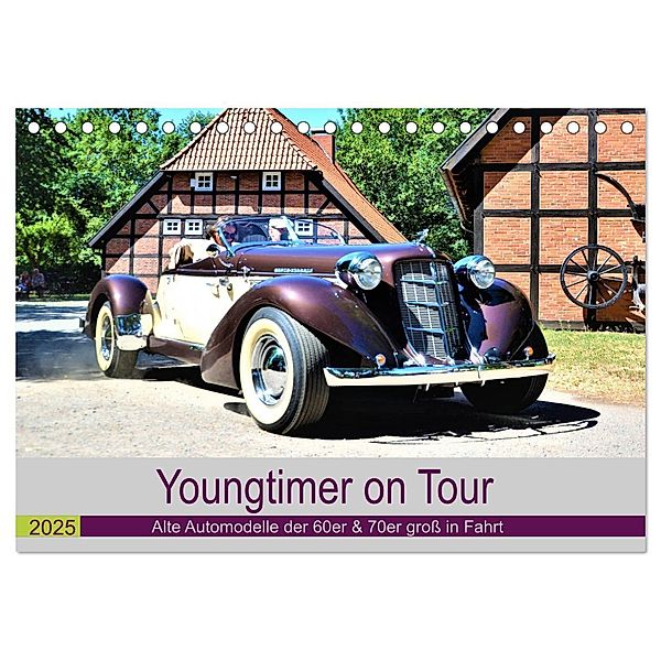 Youngtimer on Tour (Tischkalender 2025 DIN A5 quer), CALVENDO Monatskalender, Calvendo, Günther Klünder