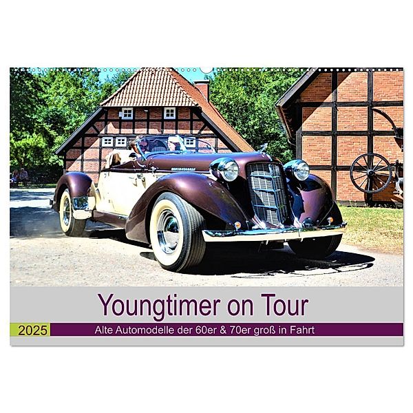 Youngtimer on Tour (Wandkalender 2025 DIN A2 quer), CALVENDO Monatskalender, Calvendo, Günther Klünder