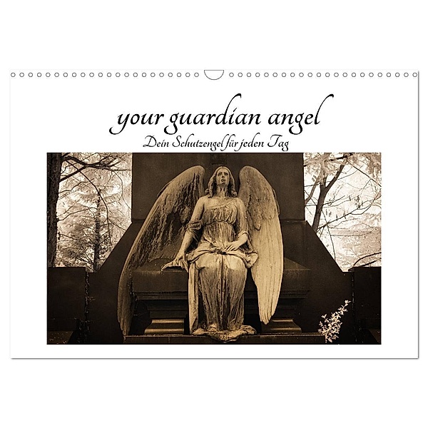 your guardian angel - Dein Schutzengel für jeden Tag (Wandkalender 2024 DIN A3 quer), CALVENDO Monatskalender, Oliver Buchmann