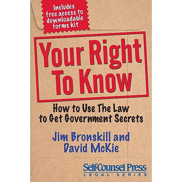 Your Right To Know / Reference Series, Jim Bronskill, David McKie