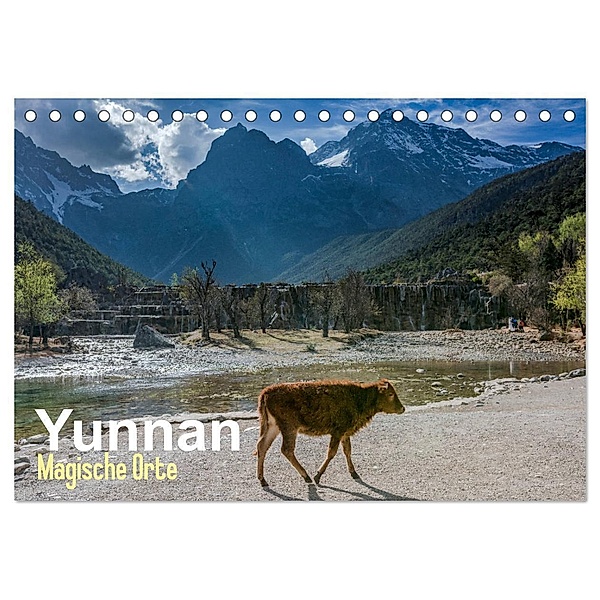 Yunnan - Magische Orte (Tischkalender 2024 DIN A5 quer), CALVENDO Monatskalender, Jakob Michelis