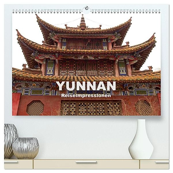 Yunnan - Reiseimpressionen (hochwertiger Premium Wandkalender 2025 DIN A2 quer), Kunstdruck in Hochglanz, Calvendo, Winfried Rusch