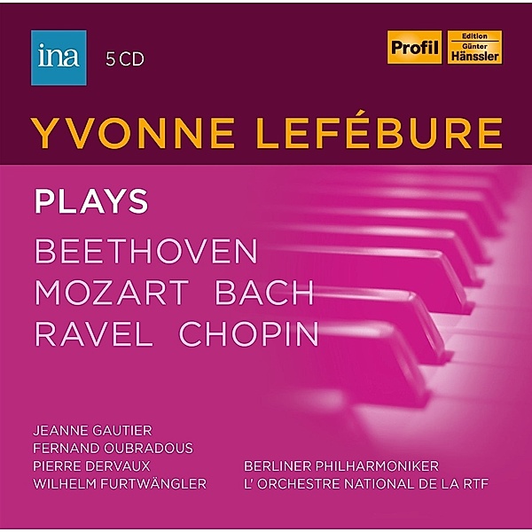 Yvonne Lefébure Plays Mozart,Bach,Ravel,Chopin,Bee, Y. Lefébure, J. Gautier, W. Furtwängler, Berliner
