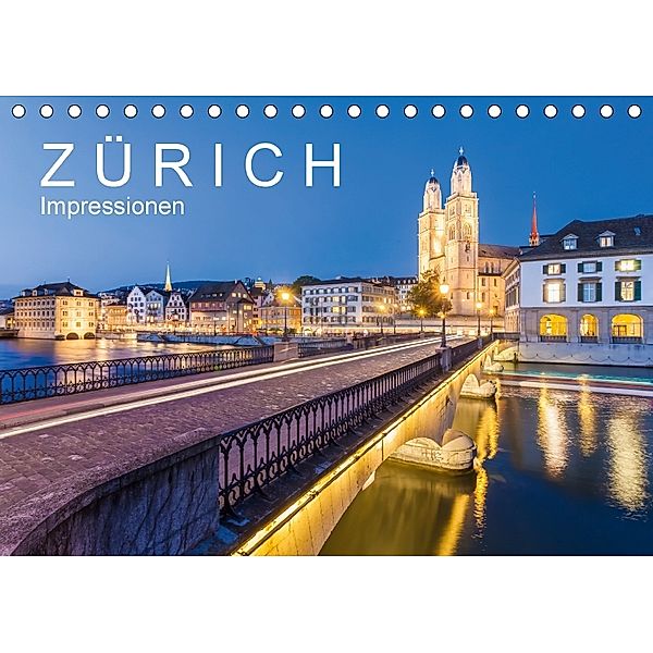 Z Ü R I C H Impressionen (Tischkalender 2018 DIN A5 quer), Werner Dieterich