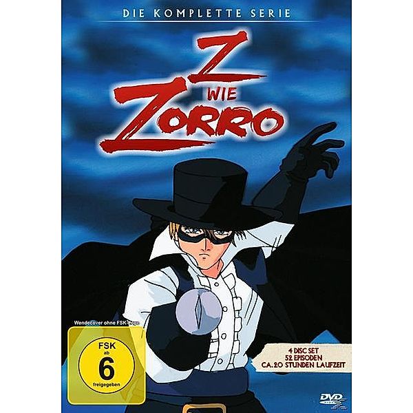 Z wie Zorro, Die komplette Serie - Episoden 01 - 52