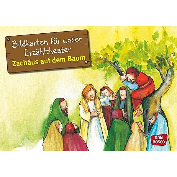 Zachäus auf dem Baum. Kamishibai Bildkartenset, Susanne Brandt, Klaus-Uwe Nommensen