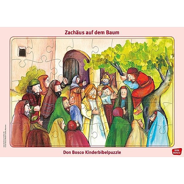 Zachäus auf dem Baum (Rahmenpuzzle)