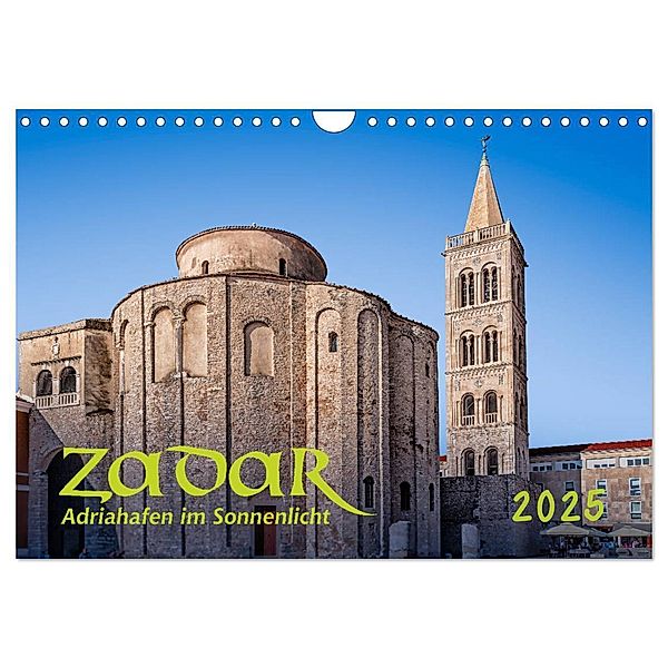 Zadar, Adriahafen im Sonnenlicht (Wandkalender 2025 DIN A4 quer), CALVENDO Monatskalender, Calvendo, Werner Braun