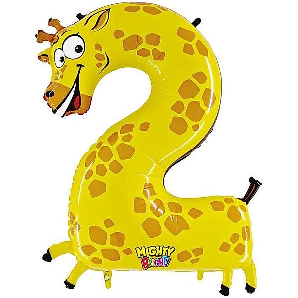 Zahl 2 Giraffe 102 cm / Number 2 Giraffe 40''