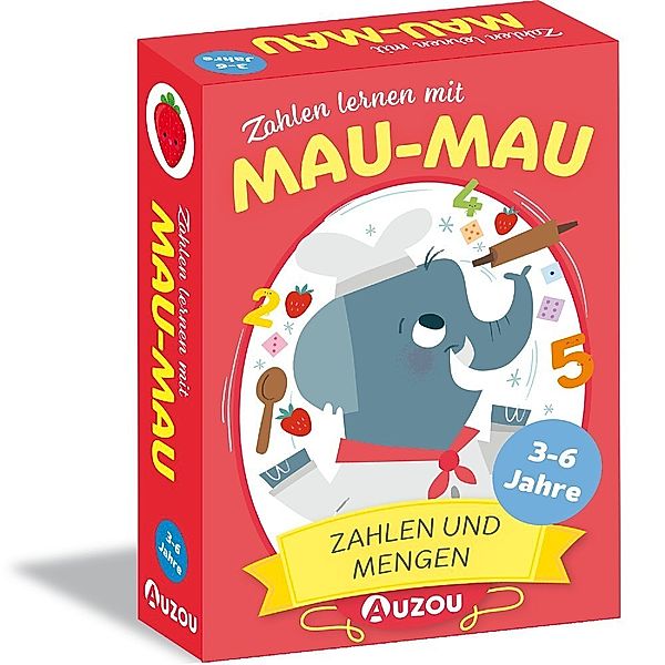 Huch, Auzou Zahlen lernen mit Mau-Mau - Zahlen und Mengen (Spiel), Laurene Paumier
