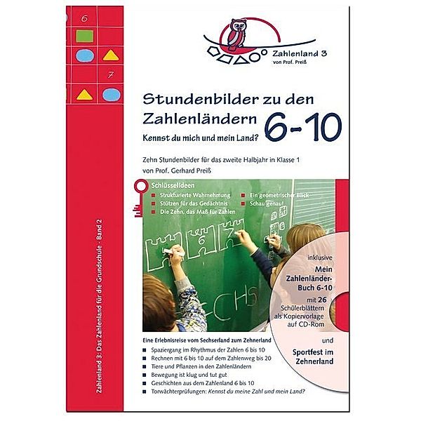 Zahlenland 3 / Stundenbilder zu den Zahlenländern 6 bis 10, m. CD-ROM, Gerhard Preiß