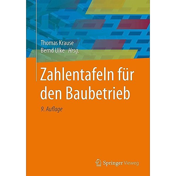 Zahlentafeln für den Baubetrieb