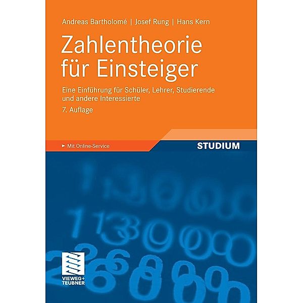 Zahlentheorie für Einsteiger, Andreas Bartholome, Josef Rung, Hans Kern