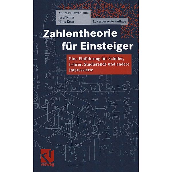 Zahlentheorie für Einsteiger, Andreas Bartholome, Josef Rung, Hans Kern