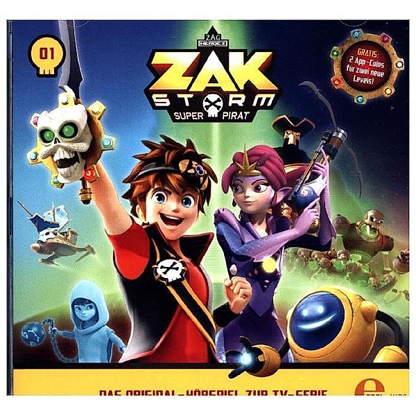 Zak Storm - Captain Zak,1 Audio-CD, Zak Storm