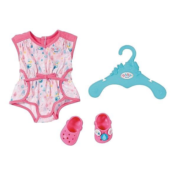 Zapf Zapf BABY born® Shorty Pyjama mit Clogs