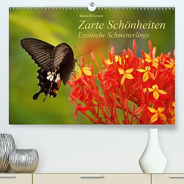 Zarte Schönheiten Exotische Schmetterlinge(Premium, hochwertiger DIN A2 Wandkalender 2020, Kunstdruck in Hochglanz), Bianca Schumann