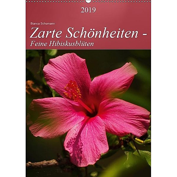 Zarte Schönheiten - Feine HibiskusblütenAT-Version (Wandkalender 2019 DIN A2 hoch), Bianca Schumann