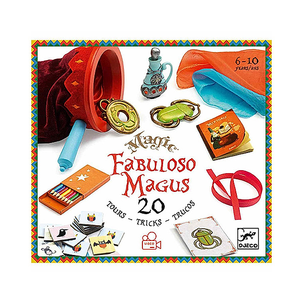 Djeco Zauber-Box FABULOSO MAGUS mit 12 Zaubertricks