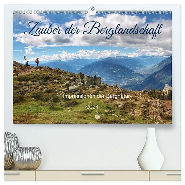 Zauber der Berglandschaft (hochwertiger Premium Wandkalender 2024 DIN A2 quer), Kunstdruck in Hochglanz, Christine Wirges