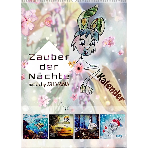 Zauber der Nächte: Kalender (Wandkalender 2023 DIN A2 hoch), made by SILVANA