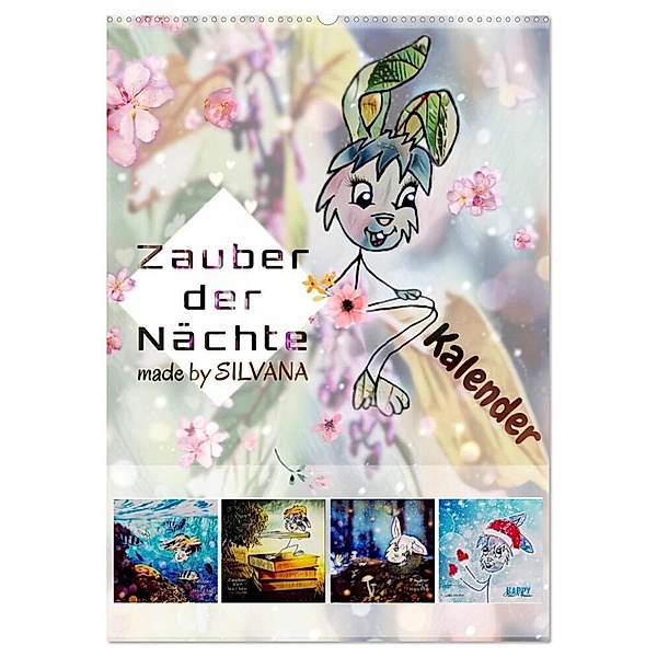 Zauber der Nächte: Kalender (Wandkalender 2024 DIN A2 hoch), CALVENDO Monatskalender, made by SILVANA