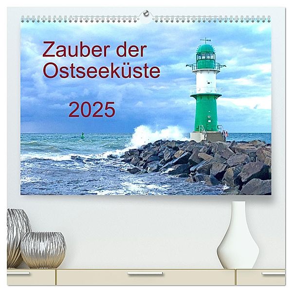 Zauber der Ostseeküste (hochwertiger Premium Wandkalender 2025 DIN A2 quer), Kunstdruck in Hochglanz, Calvendo, Marlen und Frank Jürgens