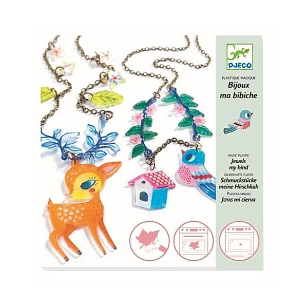 Djeco Zauber Plastik THE FAWN AND THE BIRD in bunt