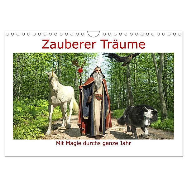 Zauberer Träume (Wandkalender 2024 DIN A4 quer), CALVENDO Monatskalender, Karsten Schröder