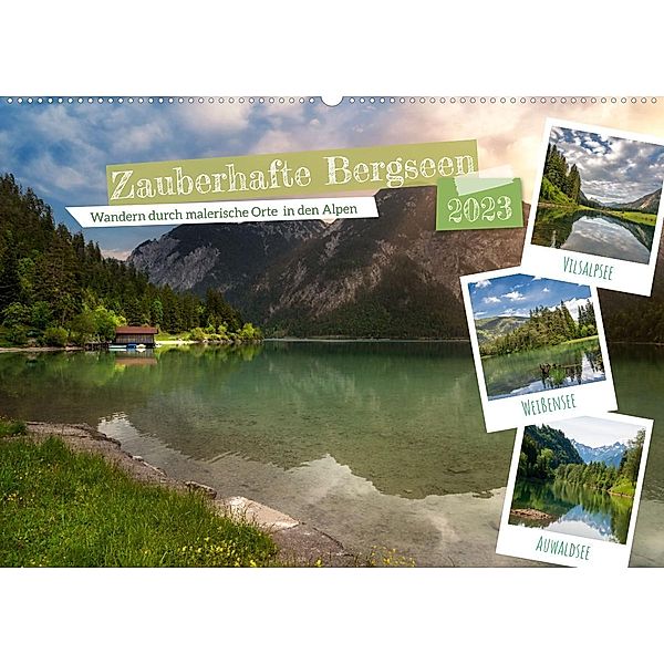 Zauberhafte Bergseen (Wandkalender 2023 DIN A2 quer), Steffen Gierok-Latniak, Magic Artist Design