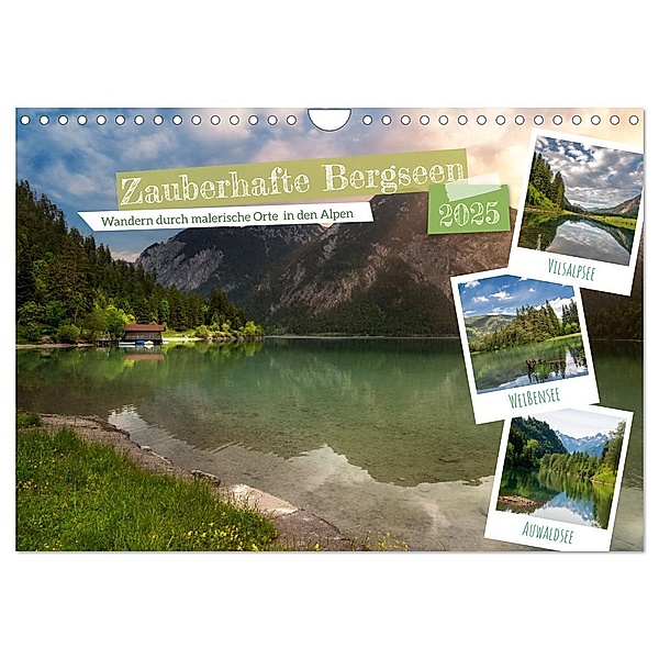 Zauberhafte Bergseen (Wandkalender 2025 DIN A4 quer), CALVENDO Monatskalender, Calvendo, Steffen Gierok-Latniak ; Magic Artist Design