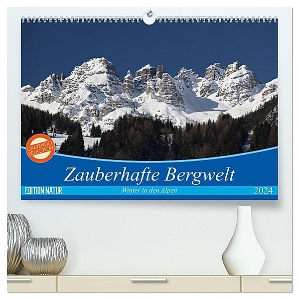 Zauberhafte Bergwelt (hochwertiger Premium Wandkalender 2024 DIN A2 quer), Kunstdruck in Hochglanz, Thomas Deter