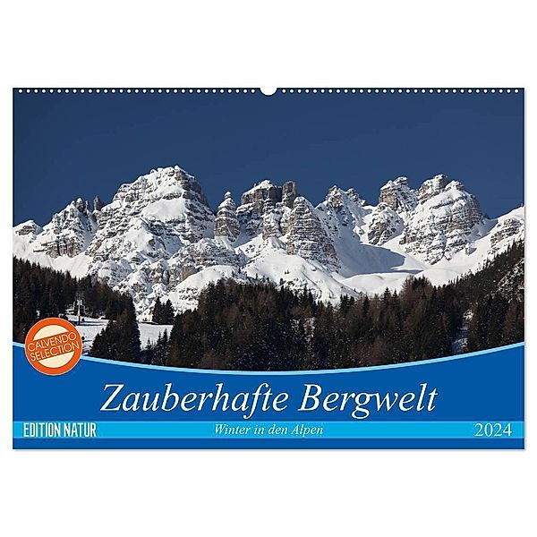 Zauberhafte Bergwelt (Wandkalender 2024 DIN A2 quer), CALVENDO Monatskalender, Thomas Deter