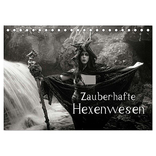 Zauberhafte Hexenwesen (Tischkalender 2024 DIN A5 quer), CALVENDO Monatskalender, Johann Frank