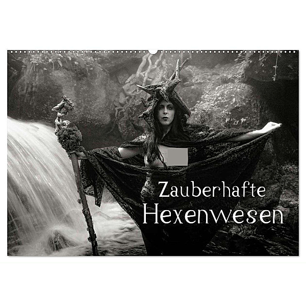 Zauberhafte Hexenwesen (Wandkalender 2024 DIN A2 quer), CALVENDO Monatskalender, Johann Frank