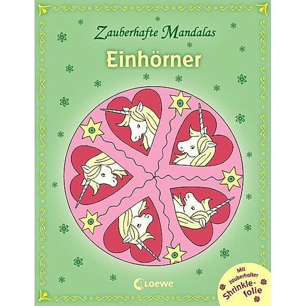 Zauberhafte Mandalas - Einhörner; .