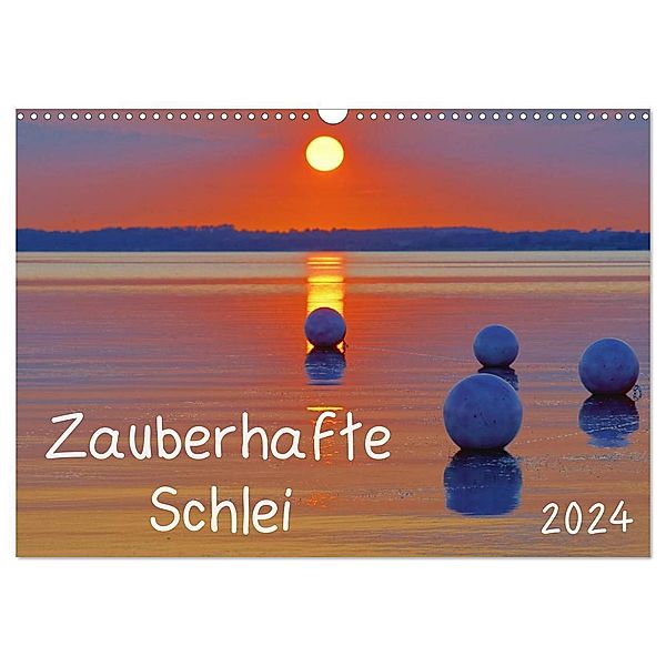 Zauberhafte Schlei (Wandkalender 2024 DIN A3 quer), CALVENDO Monatskalender, Karl Goldhamer