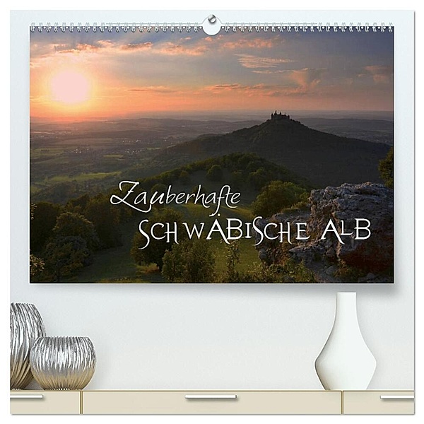 Zauberhafte Schwäbische Alb (hochwertiger Premium Wandkalender 2025 DIN A2 quer), Kunstdruck in Hochglanz, Calvendo, Simone Mathias