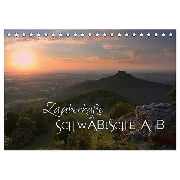 Zauberhafte Schwäbische Alb (Tischkalender 2024 DIN A5 quer), CALVENDO Monatskalender, Simone Mathias
