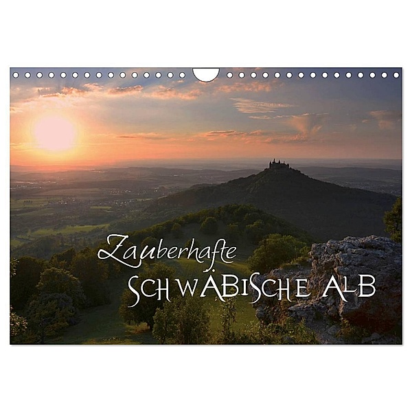 Zauberhafte Schwäbische Alb (Wandkalender 2024 DIN A4 quer), CALVENDO Monatskalender, Simone Mathias