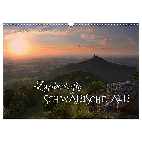 Zauberhafte Schwäbische Alb (Wandkalender 2024 DIN A3 quer), CALVENDO Monatskalender, Simone Mathias