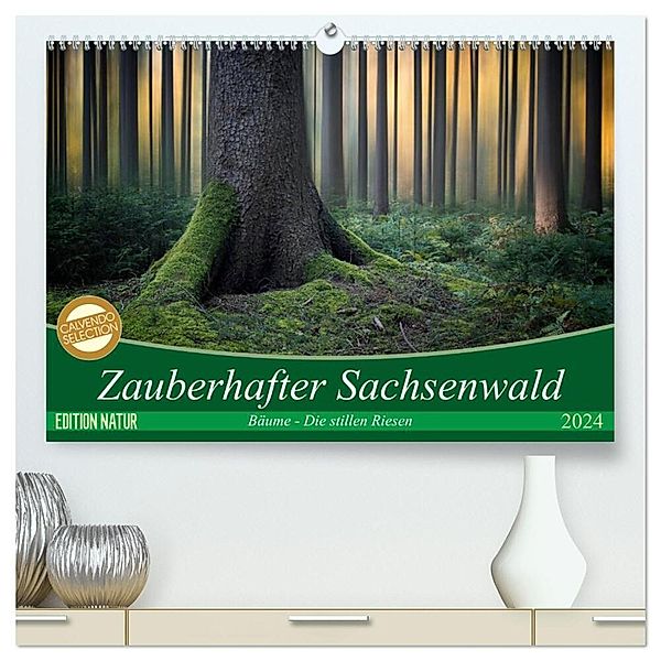 Zauberhafter Sachsenwald (hochwertiger Premium Wandkalender 2024 DIN A2 quer), Kunstdruck in Hochglanz, Carsten Meyerdierks