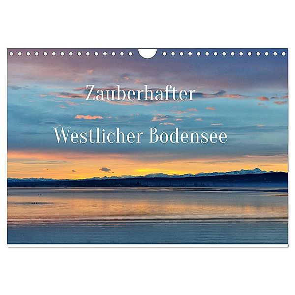 Zauberhafter Westlicher Bodensee (Wandkalender 2024 DIN A4 quer), CALVENDO Monatskalender, Friedrich Pries