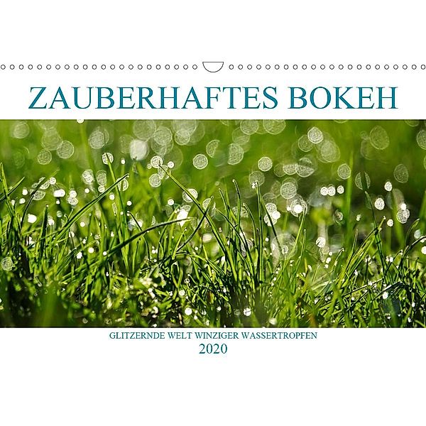 Zauberhaftes Bokeh - Glitzernde Welt winziger Wassertropfen (Wandkalender 2020 DIN A3 quer), Anette/Thomas Jäger