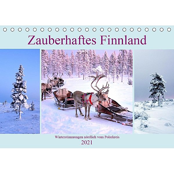 Zauberhaftes Finnland (Tischkalender 2021 DIN A5 quer), Gugigei