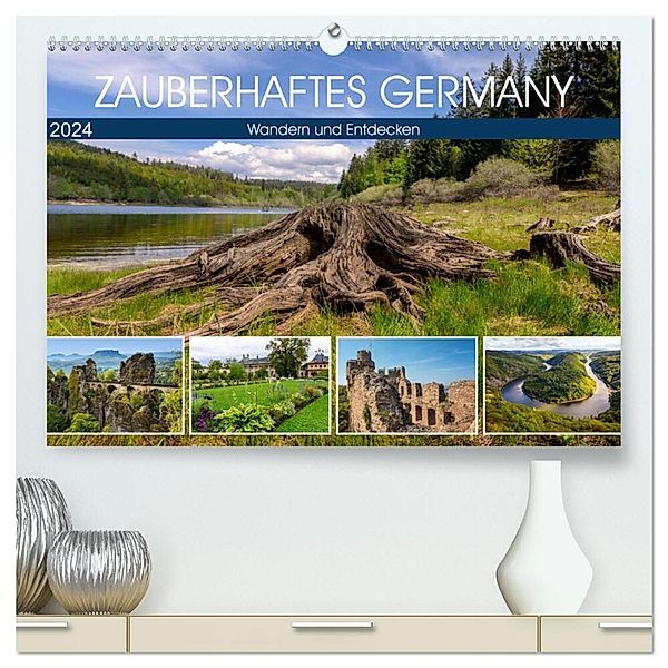 Zauberhaftes Germany (hochwertiger Premium Wandkalender 2024 DIN A2 quer), Kunstdruck in Hochglanz, Astrid Ziemer